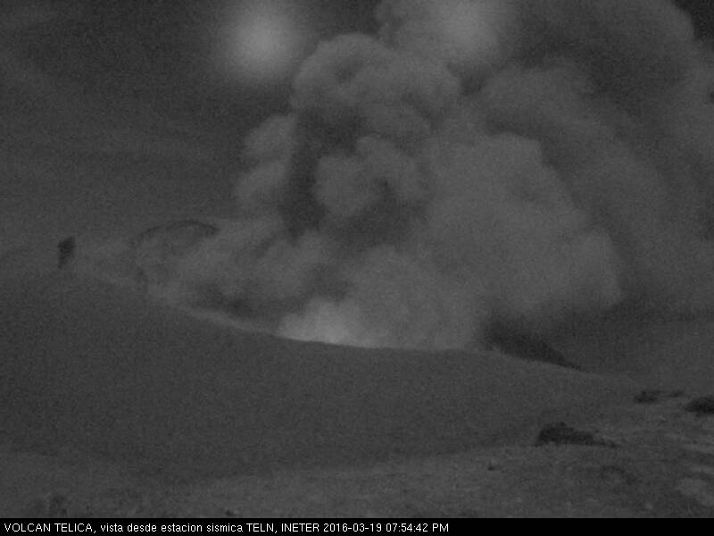 Reportan explosión en Volcán Telica